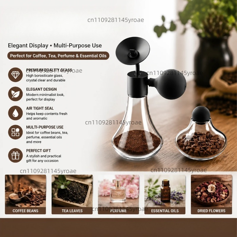 Coffee Tea & Company - Bottiglia in vetro per campioni di
