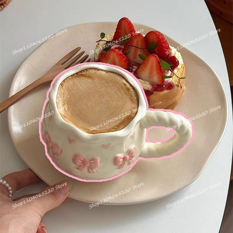 Coffee Tea Festival - Ragazza in stile coreano Fiocco delicato