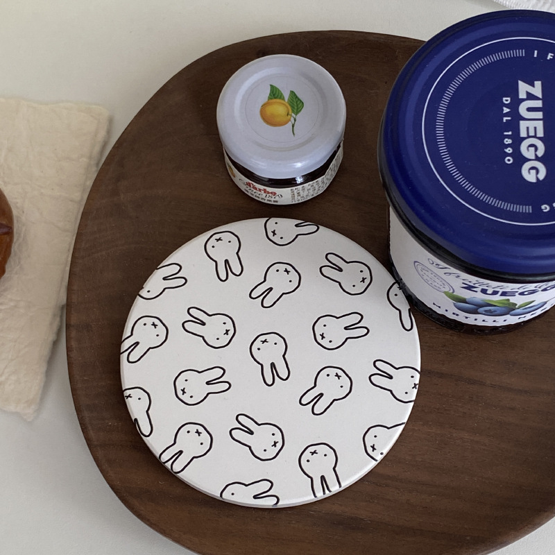 Coffee Tea & Company - Sottobicchieri in Ceramica Serie Miffy, Carini
