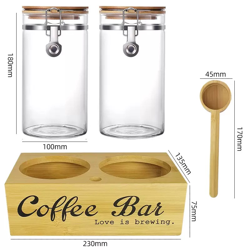Coffee Tea Jars - Barattoli per caffè Confezione da 2