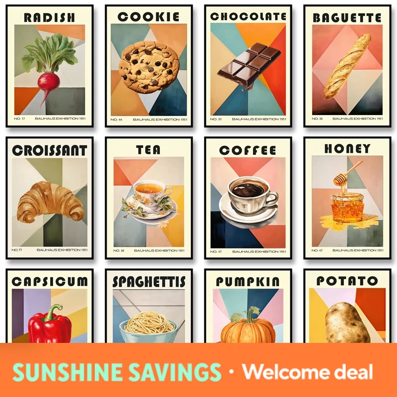 Coffee Tea Poster - Quadri e Stampe con Diamanti a