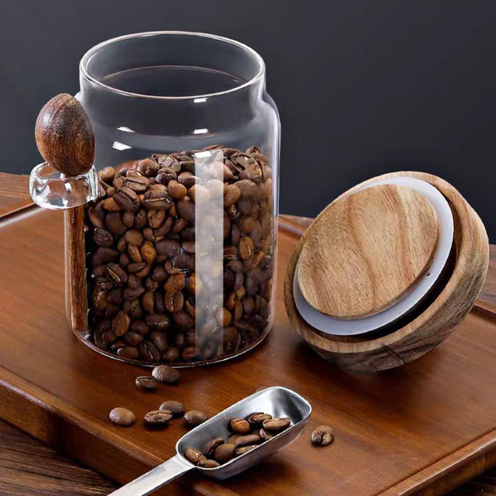 Coffee Tea Jars - Barattolo in Vetro per Conservazione Chicchi