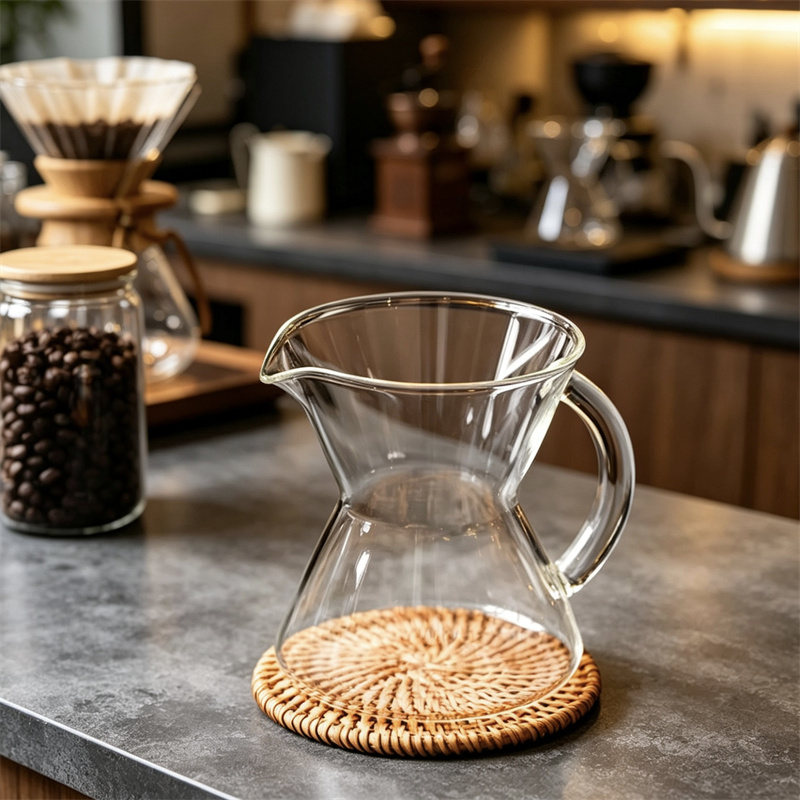 Pour Over Kettle - Caraffa per Caffè in Vetro Borosilicato