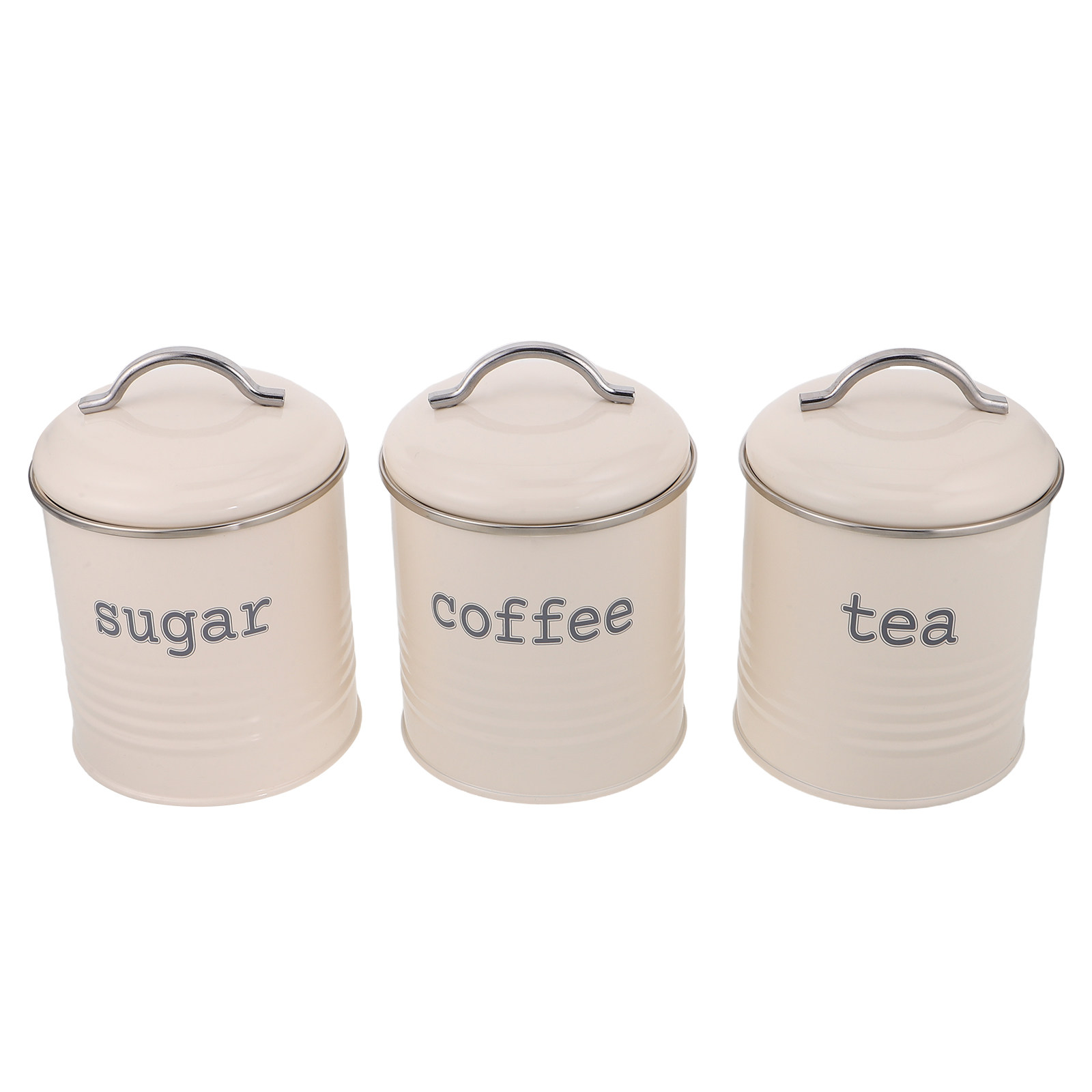 Coffee Tea Jars - Set di 3 Contenitori Sigillati per