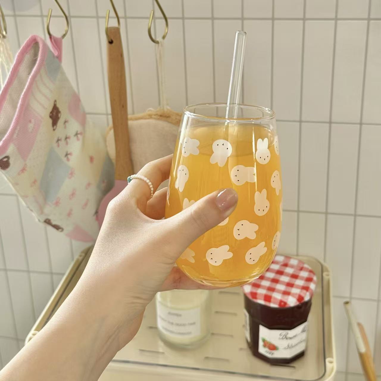 Carino Bicchiere in Vetro con  - Coffee Tea & Company recensione e prezzo