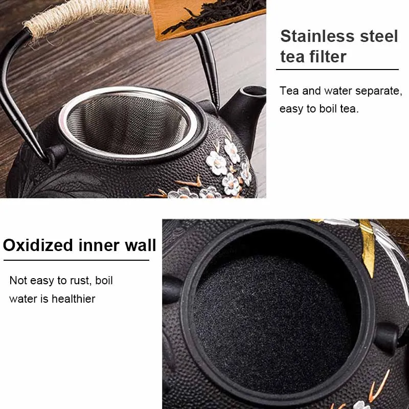 Bottiglia d'acqua in ghisa con - Cast Iron Teapot recensione e prezzo