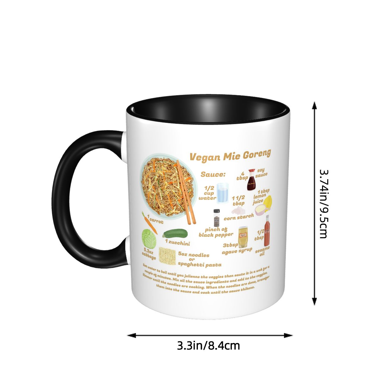Tazza in Ceramica Divertente c - Coffee Tea Recipe recensione e prezzo