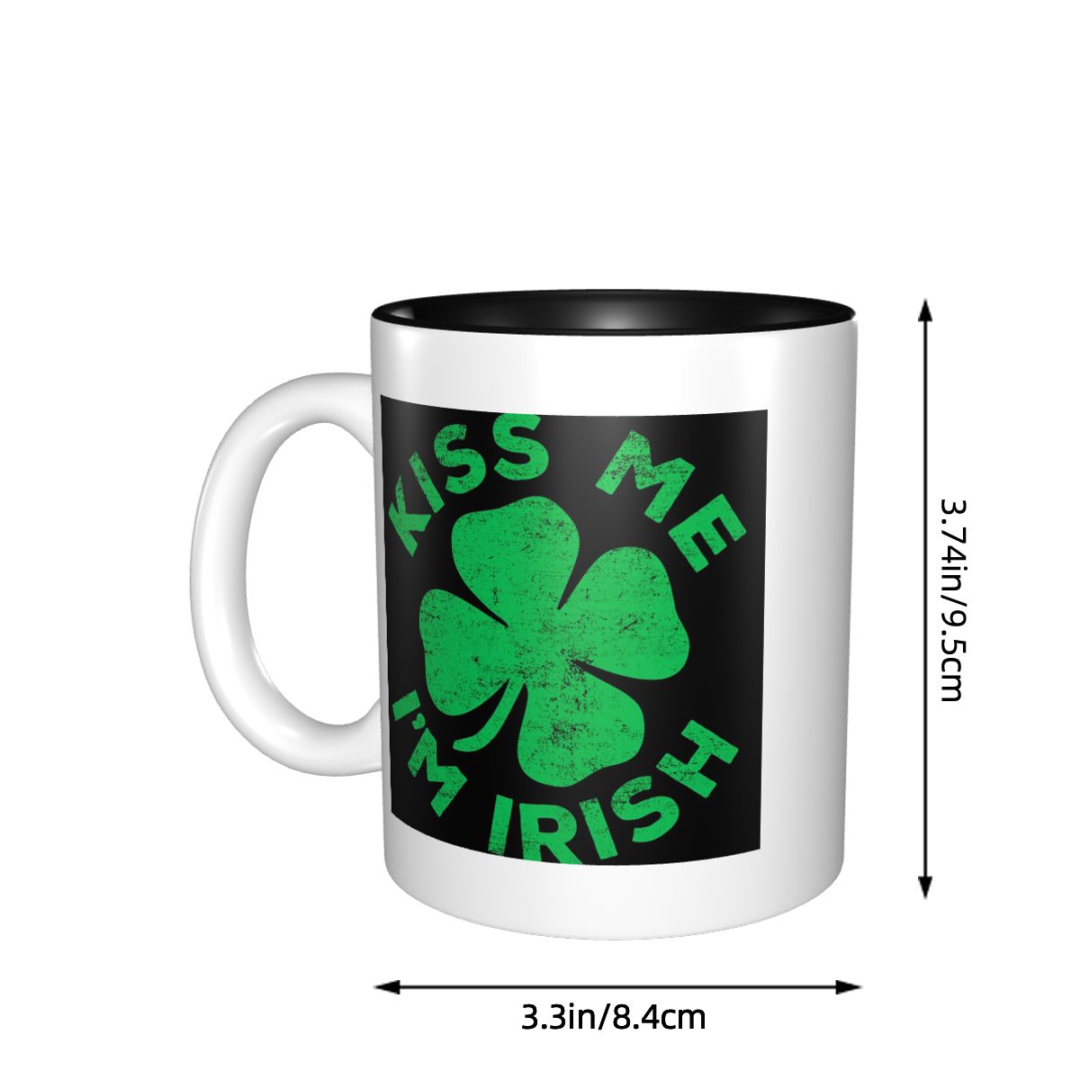 Tazza 'Kiss Me I'm Irish' in C - Coffee Tea Me recensione e prezzo