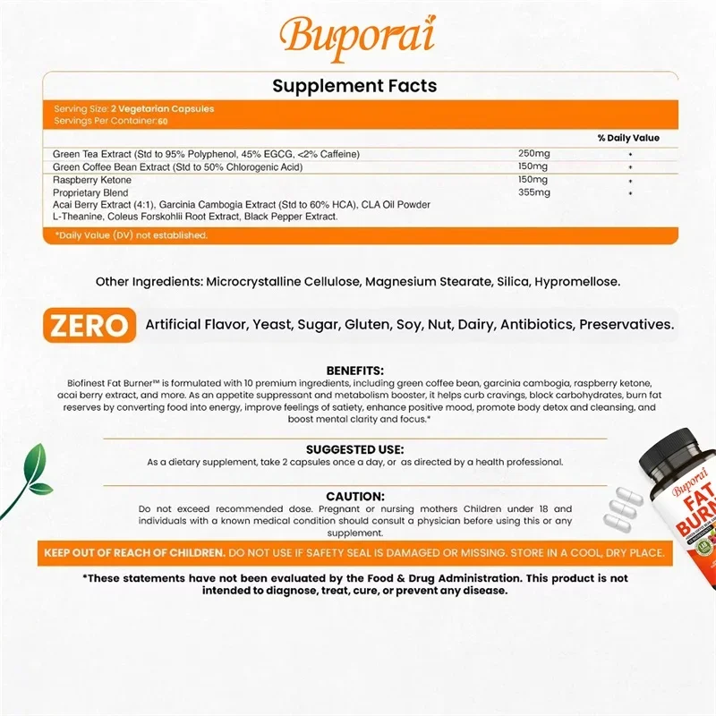 Capsule per bruciare i grassi: - Coffee Tea For Weight Loss recensione e prezzo