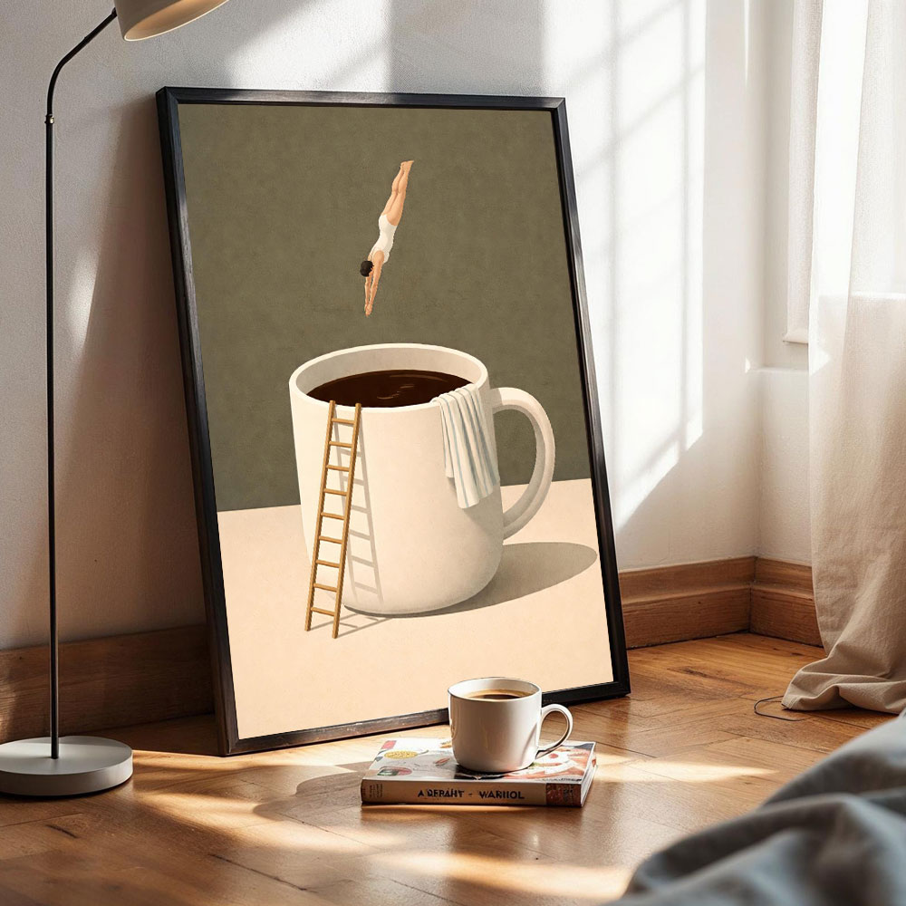 1 pezzo di poster senza cornic - Coffee Tea Poster recensione e prezzo