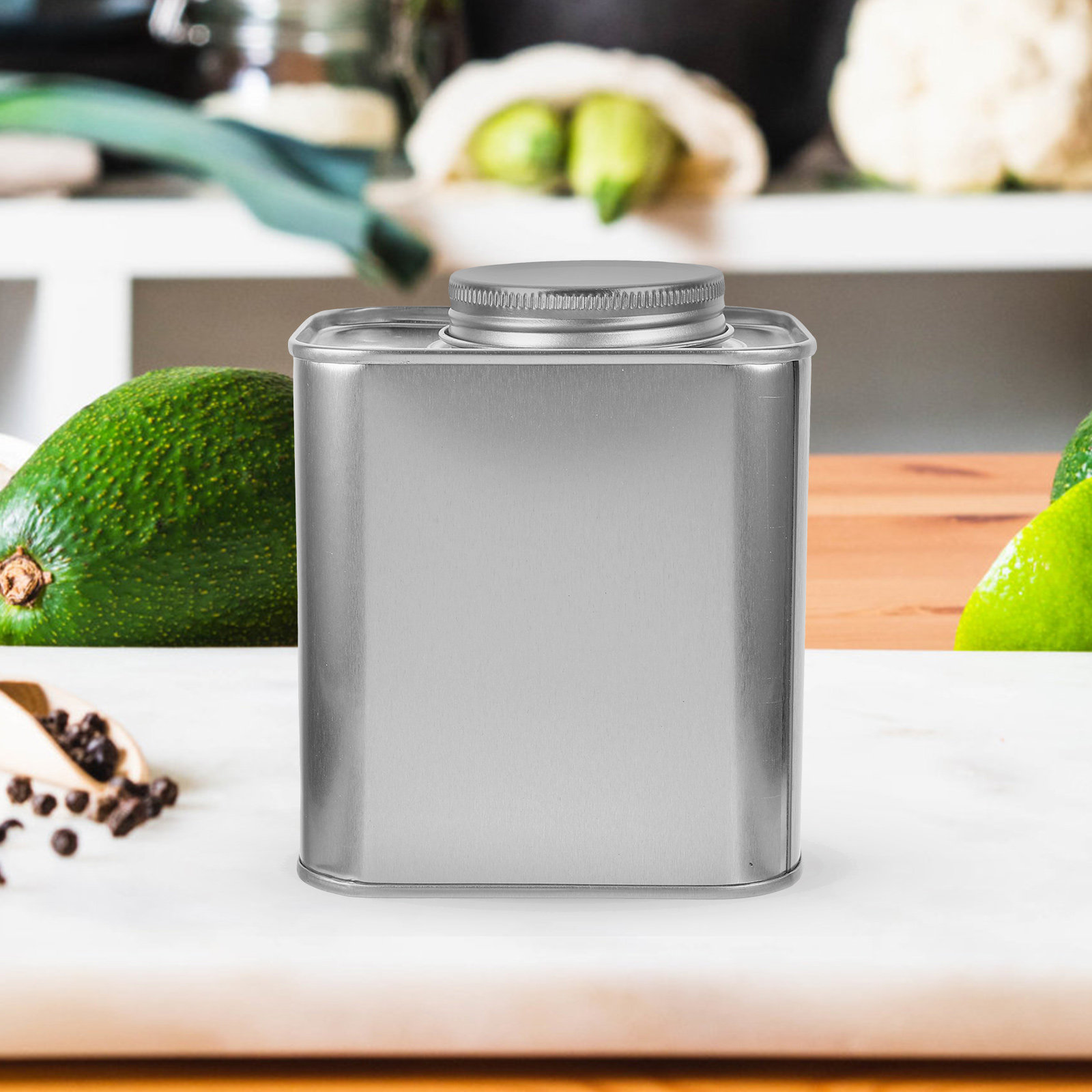 4 Contenitori per Caffè in Lat - Coffee Tea And Bean Leaf recensione e prezzo