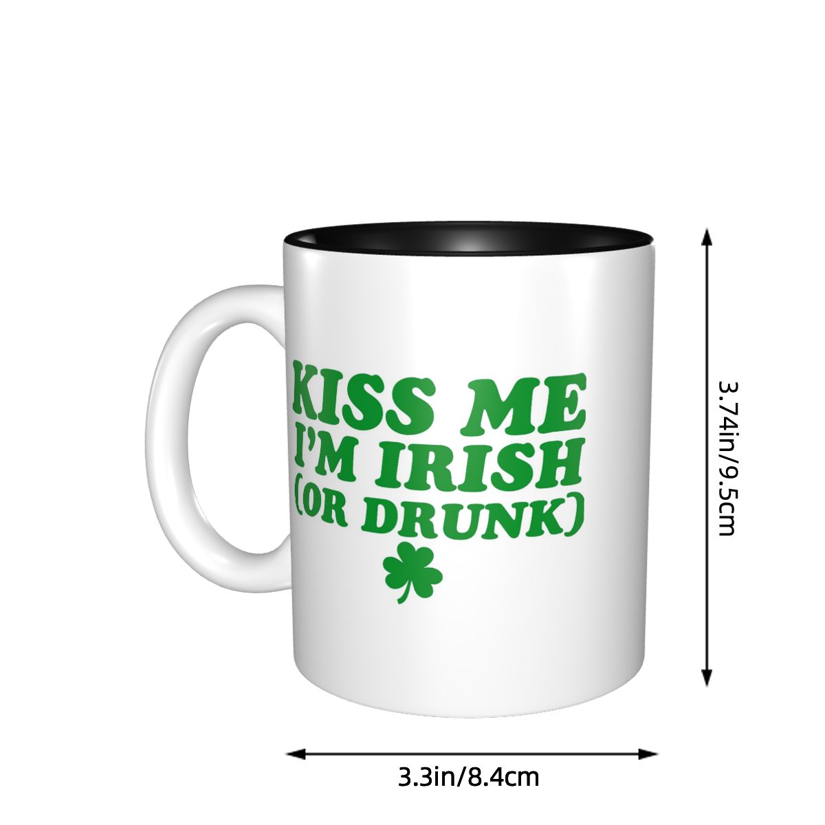 Tazza 'Kiss Me I'm Irish' in C - Coffee Tea Me recensione e prezzo