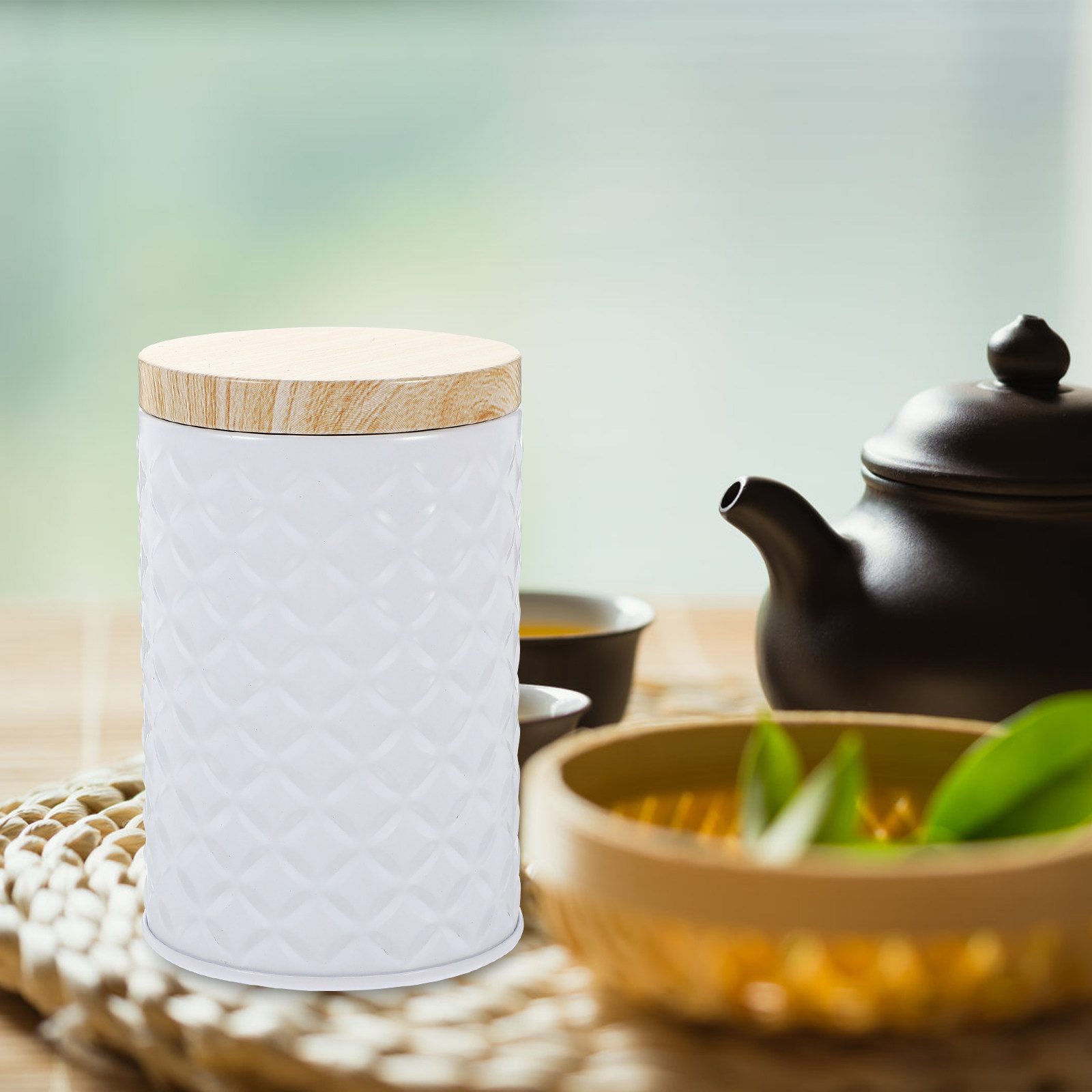 2 Pezzi Contenitore in Latta p - Coffee Tea Jars recensione e prezzo