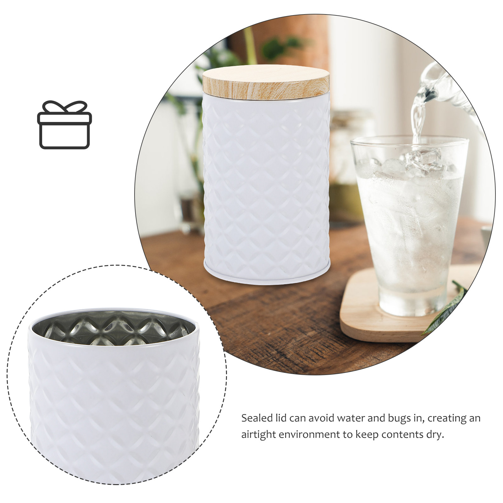 2 Pezzi Contenitore in Latta p - Coffee Tea Jars recensione e prezzo