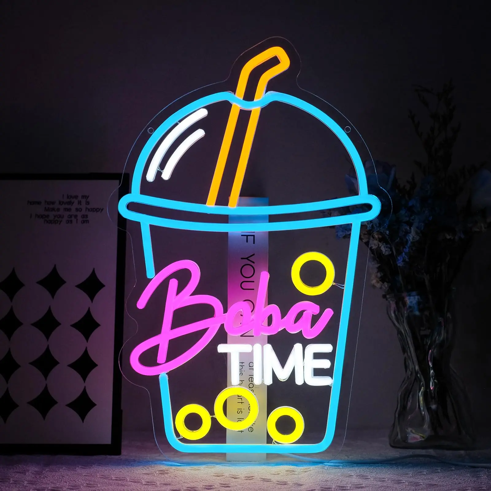 Boba Time Insegna al neon per  - Coffee Tea Boba recensione e prezzo