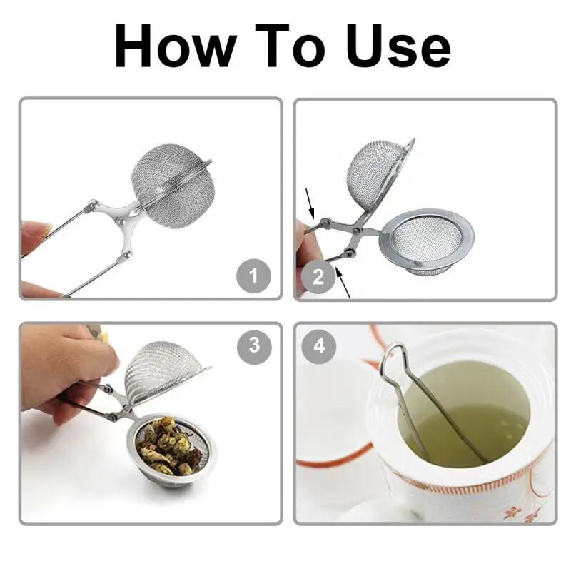 4-1 pz In Acciaio Tè Infusore  - Coffee Tea Infusion recensione e prezzo