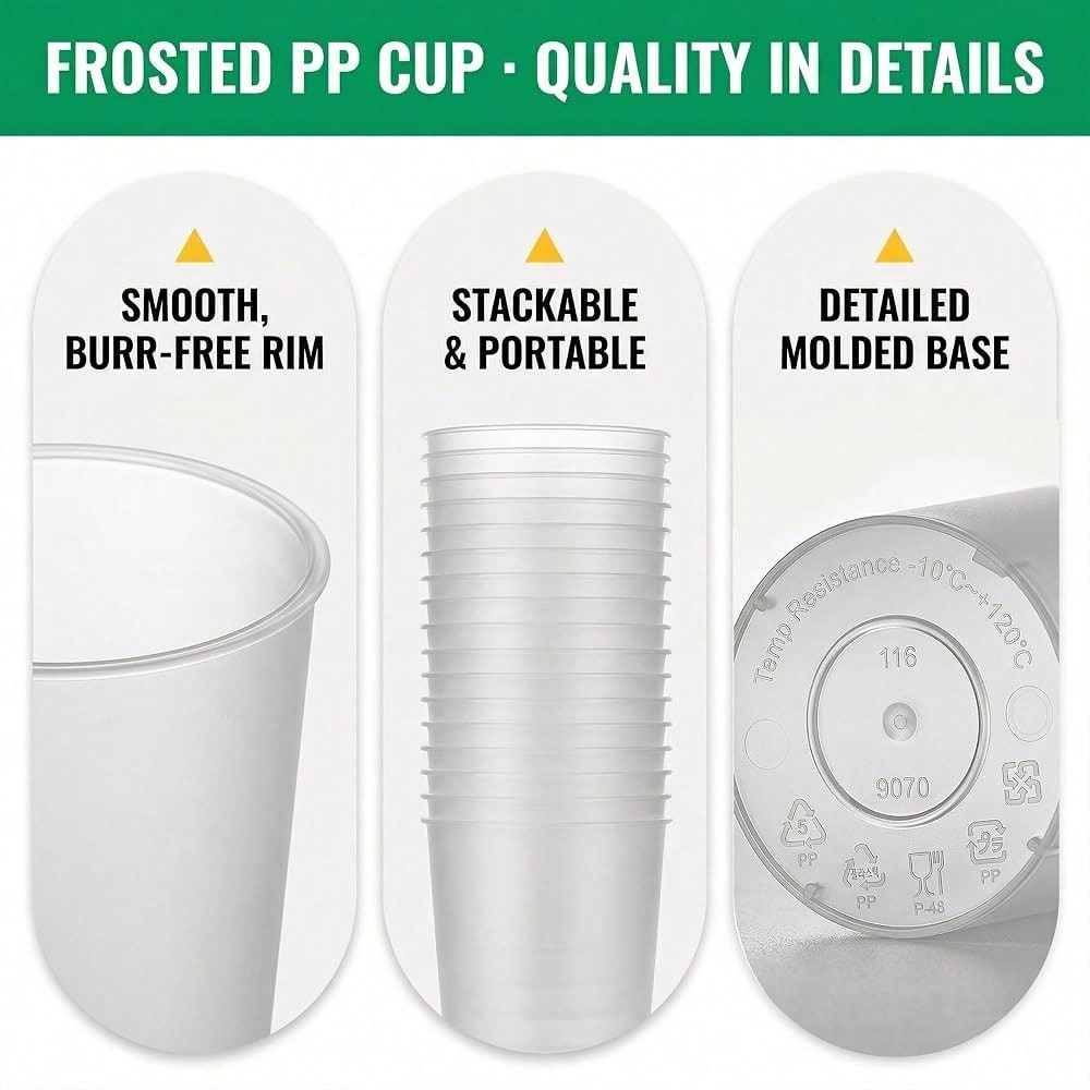Bicchieri in Plastica Rigida O - Coffee Tea Boba recensione e prezzo