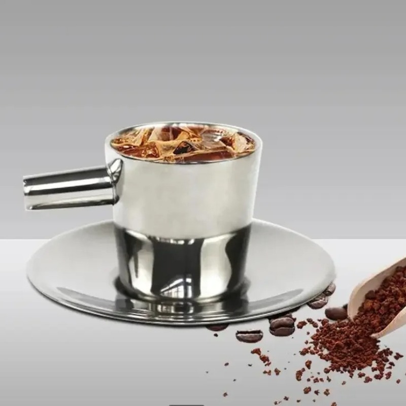 Set di 2 Tazze da Caffè in Acc - Coffee Tea Latte recensione e prezzo