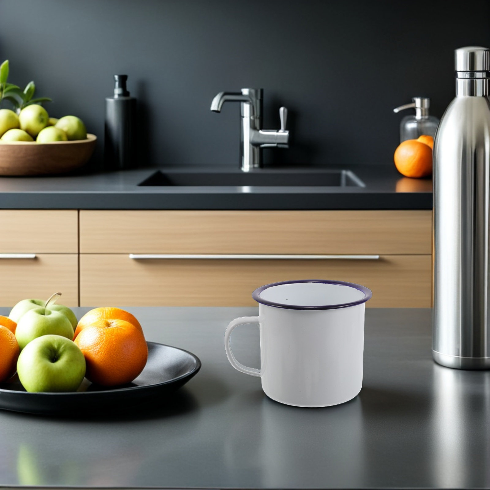 Set di 2 Tazze in Smalto, Tazz - Coffee Tea Latte recensione e prezzo