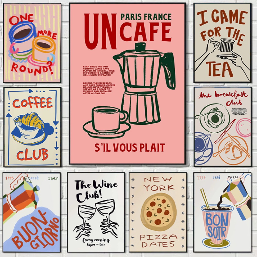 Caffetteria Tè pomeridiano Cro - Coffee Tea Poster recensione e prezzo