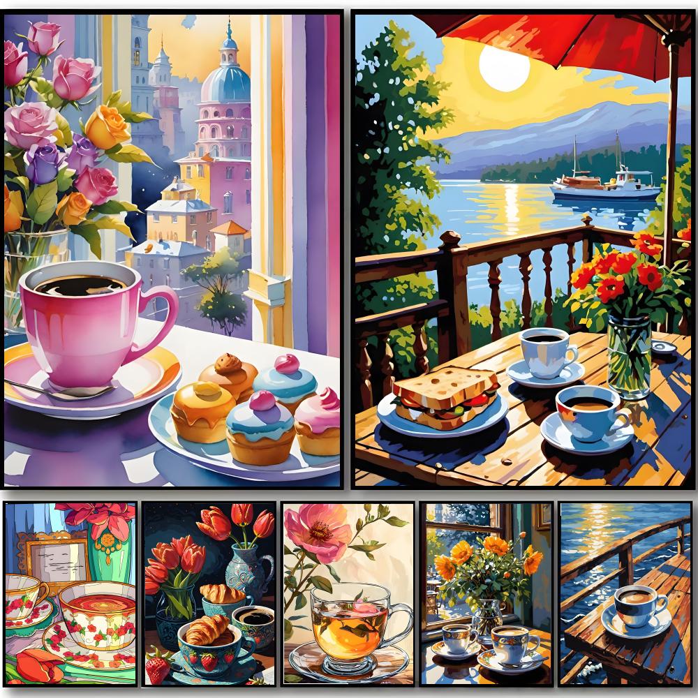 Poster artistico HD con tazza  - Coffee Tea Poster recensione e prezzo