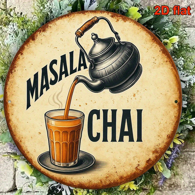 Targa in Metallo Masala Chai V - Coffee Tea Recipe recensione e prezzo