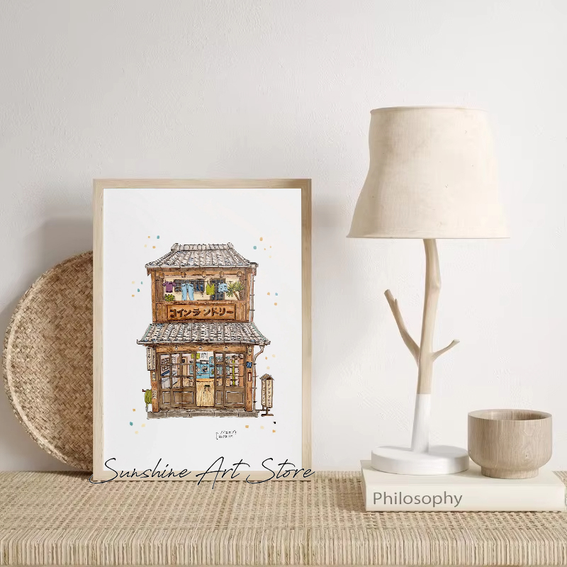 Tradizionale edificio giappone - Coffee Tea Poster recensione e prezzo