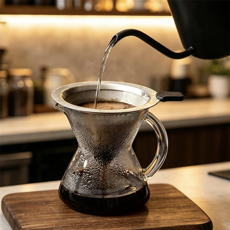 Caraffa per Caffè in Vetro Bor - Pour Over Kettle recensione e prezzo