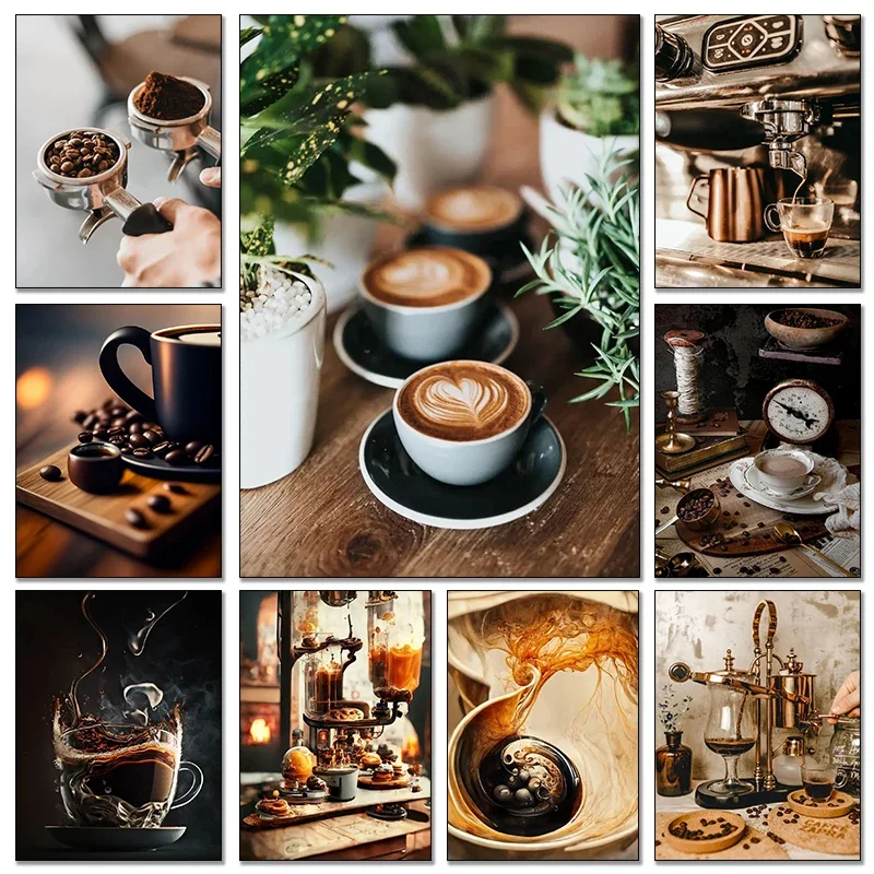 Vintage Coffee Bean Hand Coffe - Coffee Tea Poster recensione e prezzo